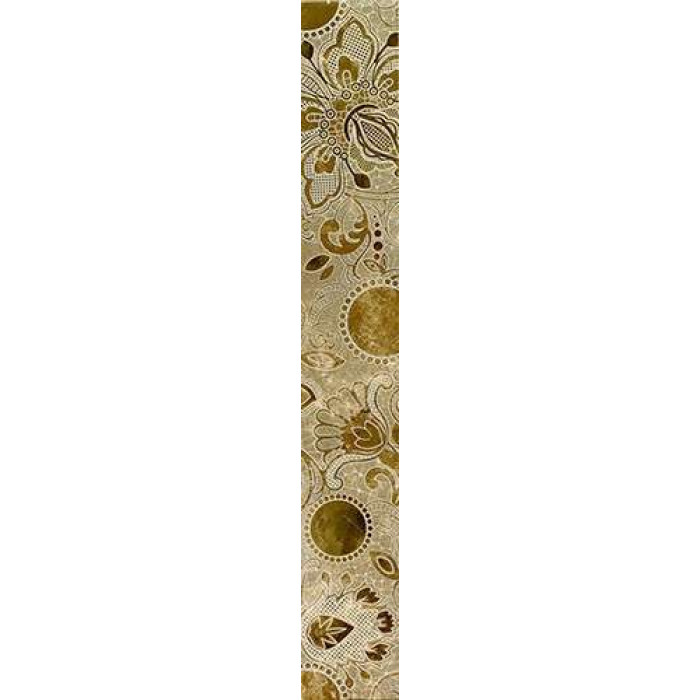 Emperador БВ66031 7x50 бордюр вертикальный коричневый орнамент