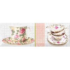 Decor Tea Flowers 02 10x30