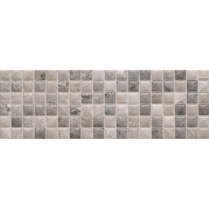 Glamour mosaic silver 20x60