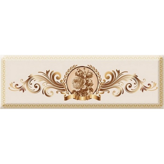 Decor Medallion Flower 02 10x30