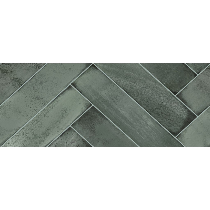 Плитка 20,1*50,5 ТАЛИСМАН КИРПИЧИ ЗЕЛЕНЫЙ 1,62м2/16шт