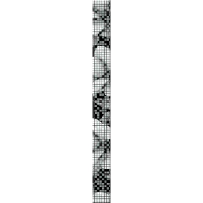 Black & White BW7H231 4x44 бордюр стеклянный