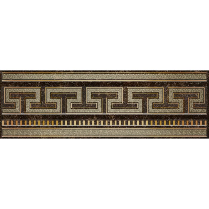 Nobilis 001-05 7.5x23 бордюр коричневый	